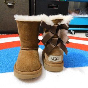 UGG Bailey Bow Chestnut Boot for Girls